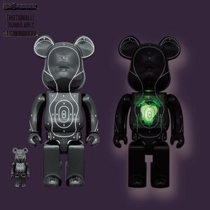 NEW Emotionally Unavailable X NEIGHBORHOOD Be@rbrick 400% And 100% - Opened box